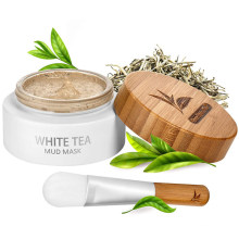 Tratamiento removedor de espinillas faciales antioxidantes eficaz Mascarilla de barro de té blanco